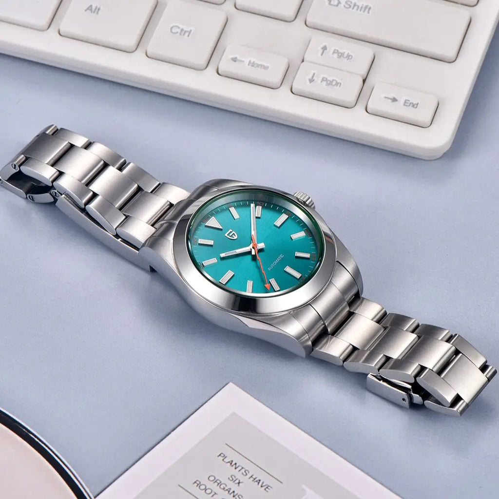 PAGANI DESIGN Sapphire Green Glass Luxury Automatic Watch Men Mechanical Wristwatch Men NH35A 2023 New Stainless steel Clock Man