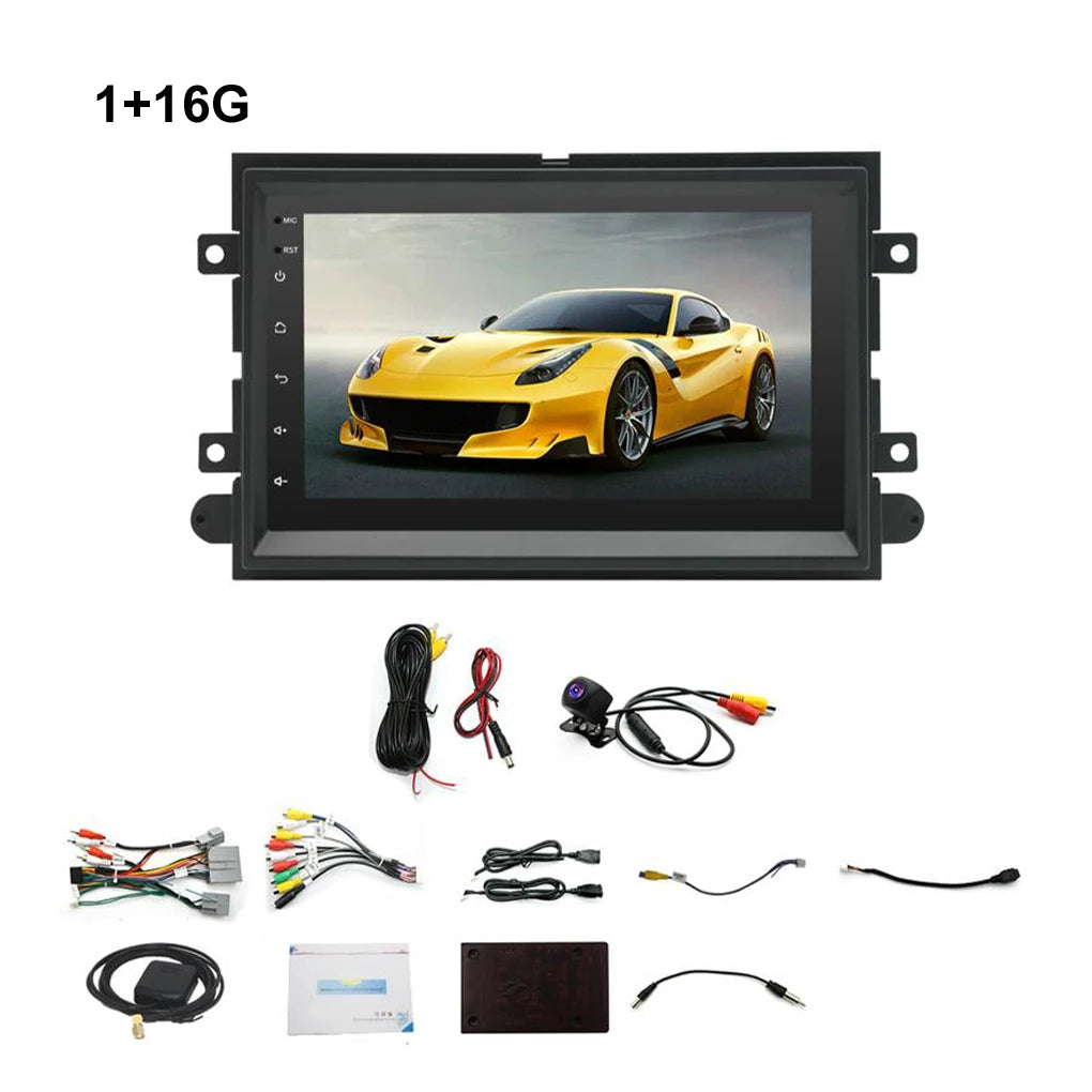 Black Car S Entertainment System High-tech Car Radio Featuring FM Radio And Online GPS Navi