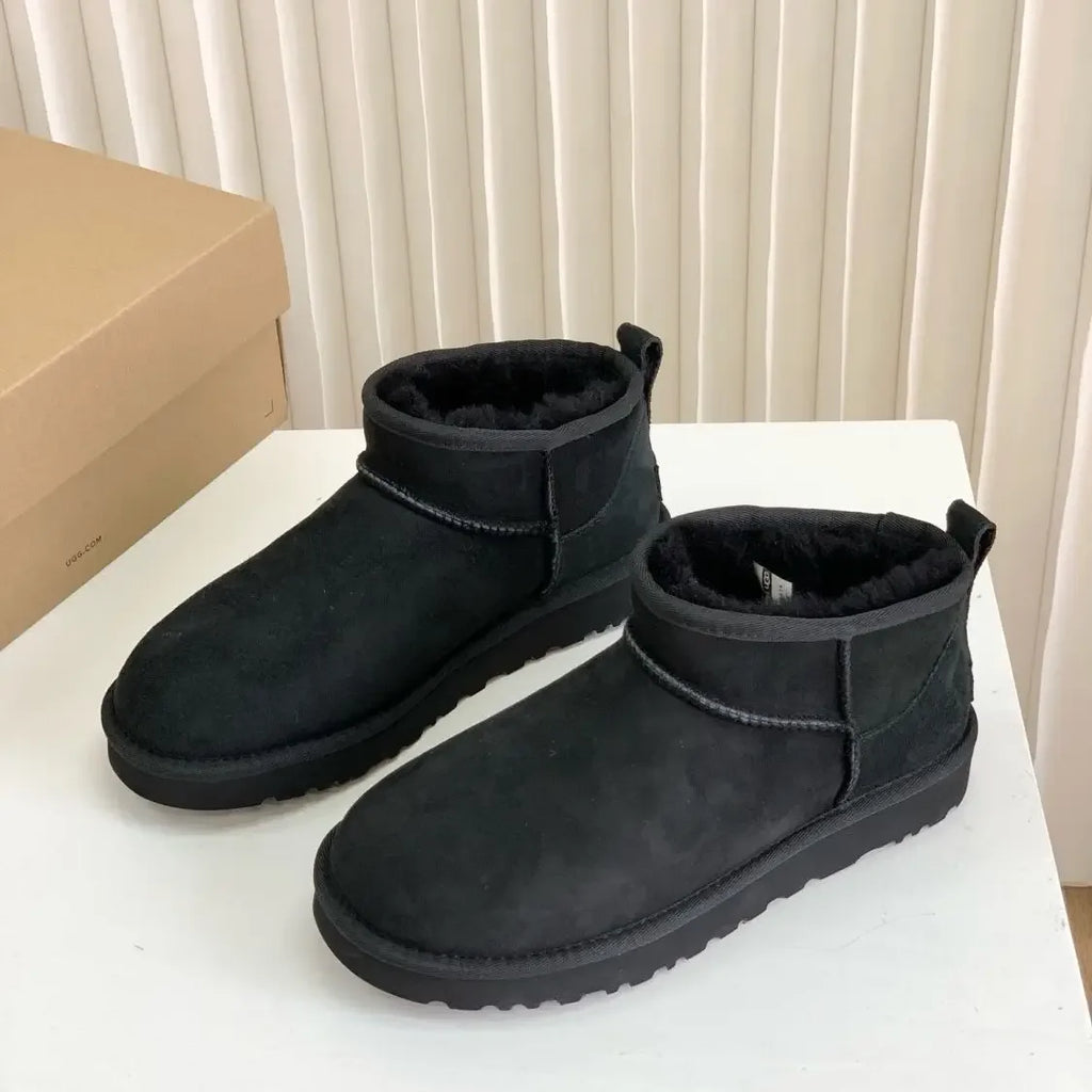 2026 New Classic Ultra Mini Platform Boots Leather Suede Wool Comfort Winter Womens Fur Slippers K98 ‮34-53 SeziS UggS