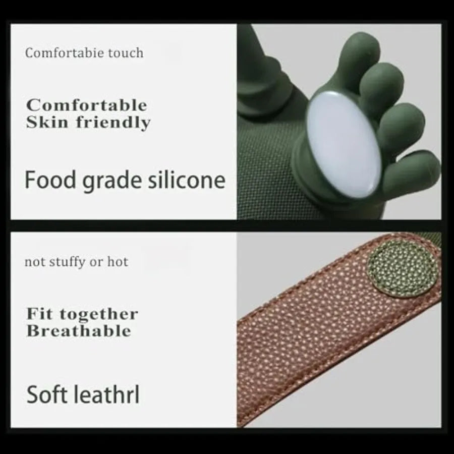 Bionic Heated Massager Portable Shiatsu Neck and Back Massager Electric Deep Tissue 4D Kneading Massage Simulated Human Hand De