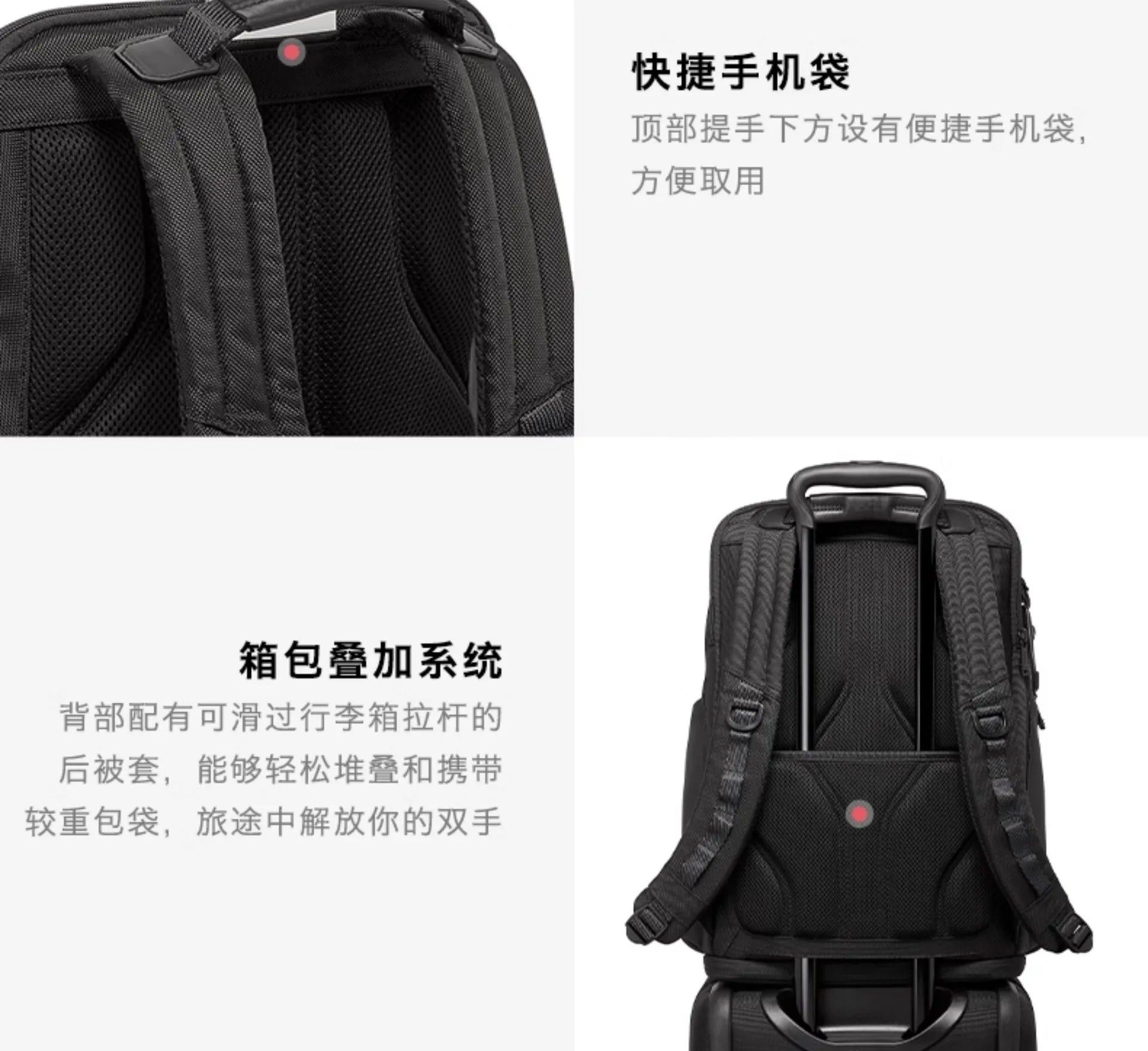 Backpack for men 232718Men's bag ballistic nylon business travel computer bag large capacity leisure