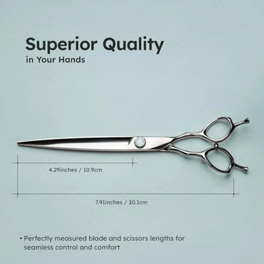 8 Dog Grooming Scissors VG10 Japanese Steel Professional Pet Grooming Shears for Cats Dogs Clean Cut Precise Trimming Lightweig