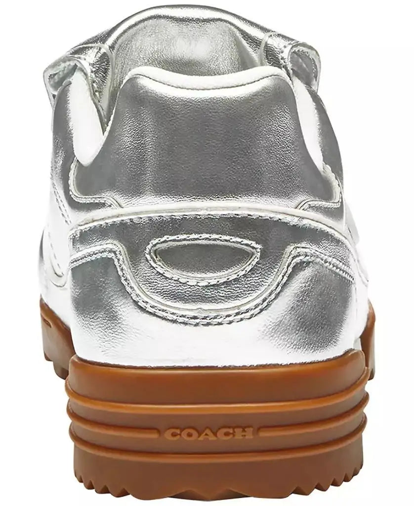COACH | Men's Match Metallic Leather Lace-Up Sneakers