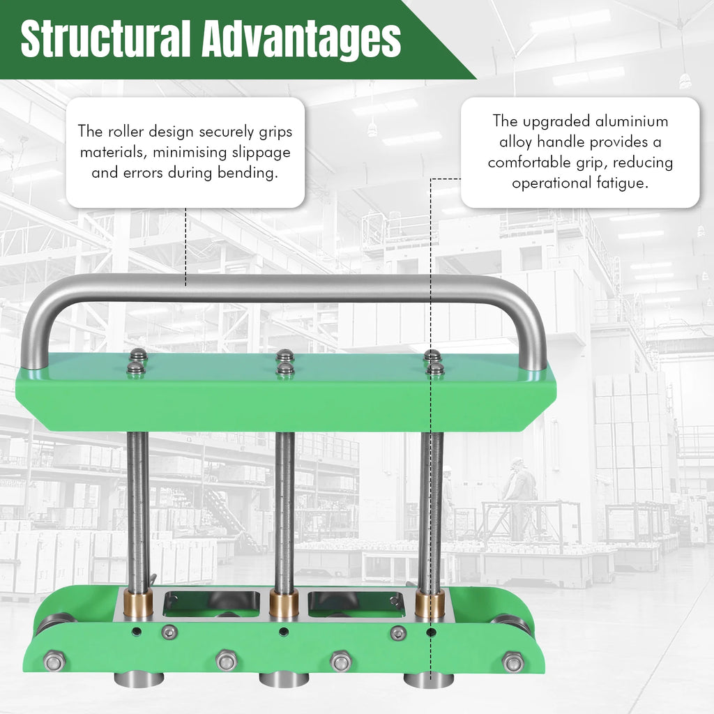 Sheet Metal Bending Machine 0-90 Bending Angle Plate Folding Machine Wear Resist Edge Roller Tool For Various Metal Roofs