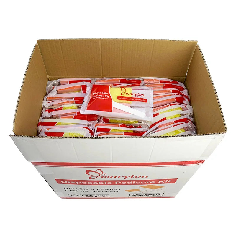 800 Sets/Carton Disposable Pedicure Nail File Kits Salon Manicur natural Nail Polis
