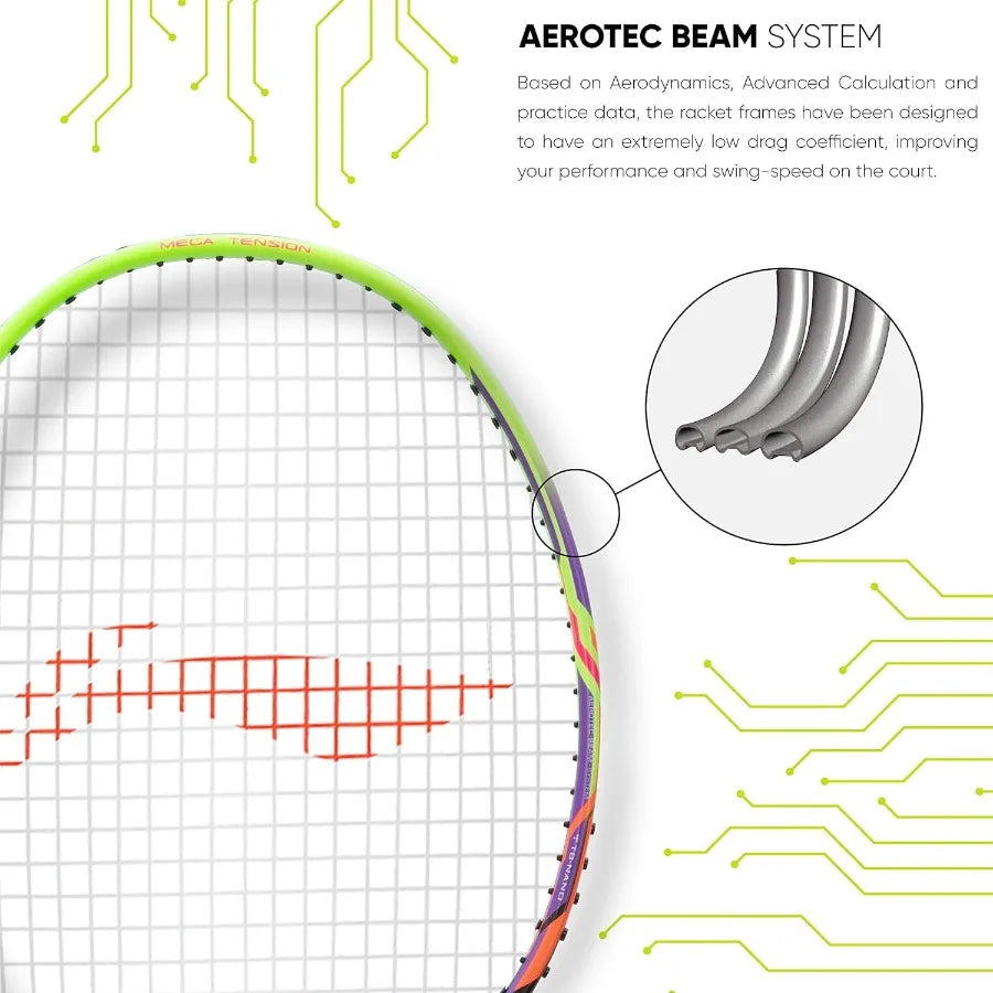 Turbo 99 Carbon Fibre Racket with Free Full Cover 84 Grams. 30 lbs.