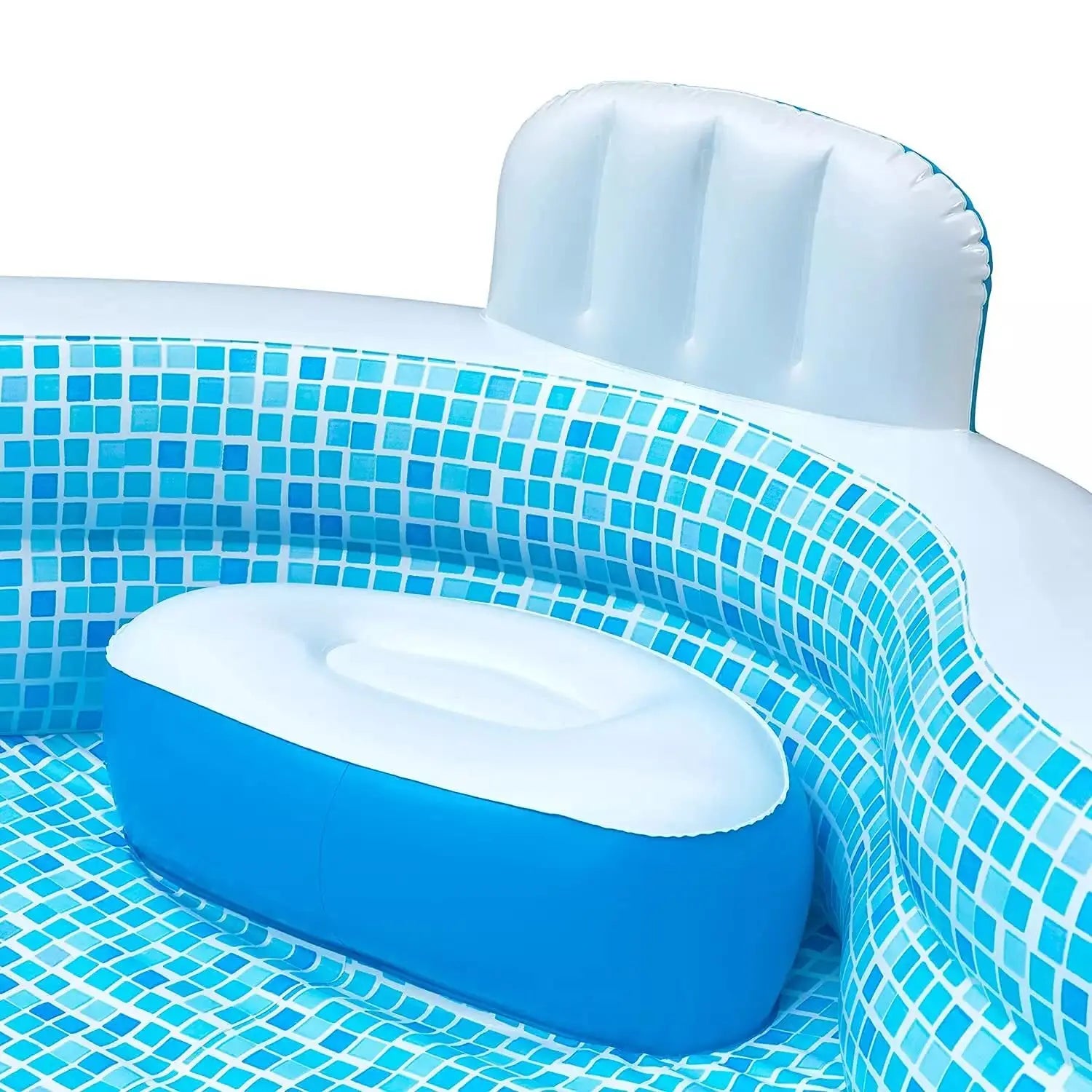 Outdoor Hot Tubs Elegant Family Pool 10 Feet Long with 2 Inflatable Seats and Backrests