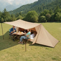 Lightweight Camping Tent with Stove Jack & Poles for 2 Person Hot Tent