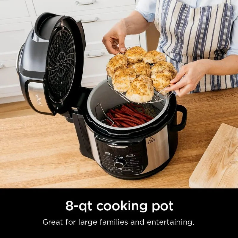 Ninja Foodi Air Fryer Pressure Cooker Combo 11-in-1 Pro 6.5 qt. Pressure Cooker & Air Fryer that Steams, Slow Cooks and More