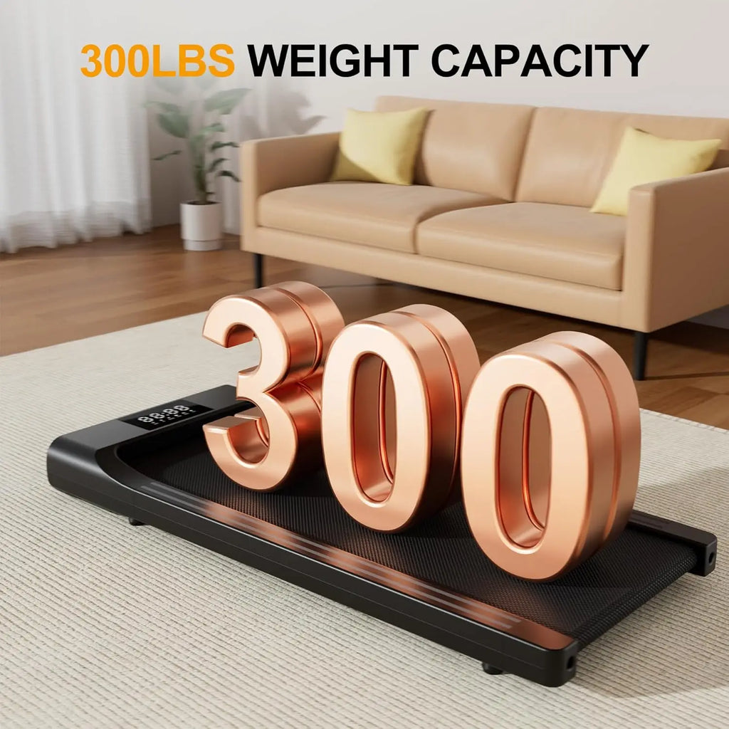 Walking Pad, Under Desk Treadmill, 3 In 1 Portable Treadmill With Remote Control LED Display, 2.5 HP Quiet Walking