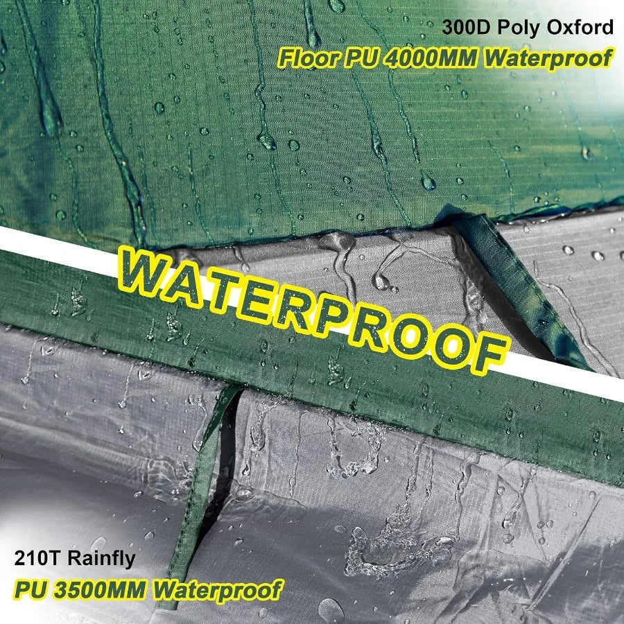 2 Person Backpacking Tent Waterproof 4 Season Tent Windproof Cold Weather Winter Tent for Camping Hiking Hunting Cycling