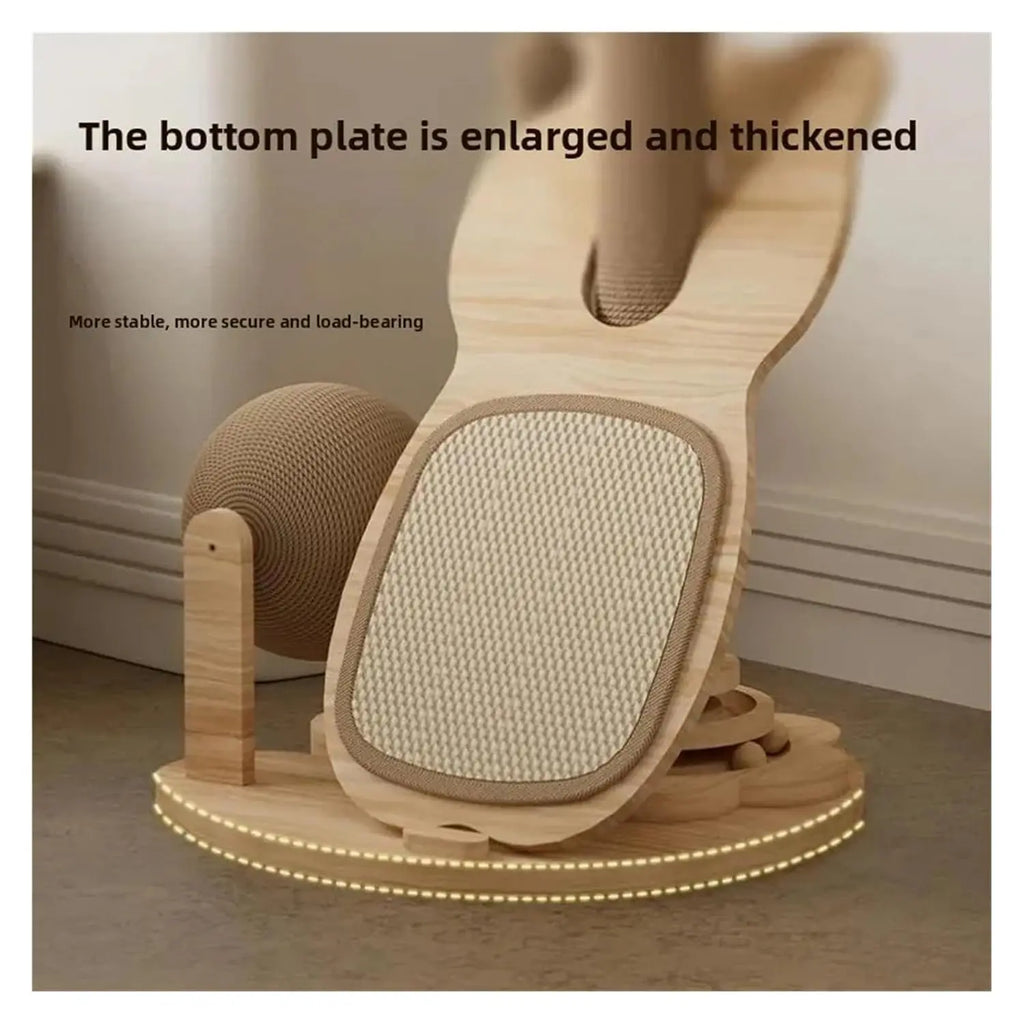 cat Tower, Household Sisal Cat Climbing Frame Small Toy Nest Solid Wood Turntable Pet Product Supplies Scratchers, Customized