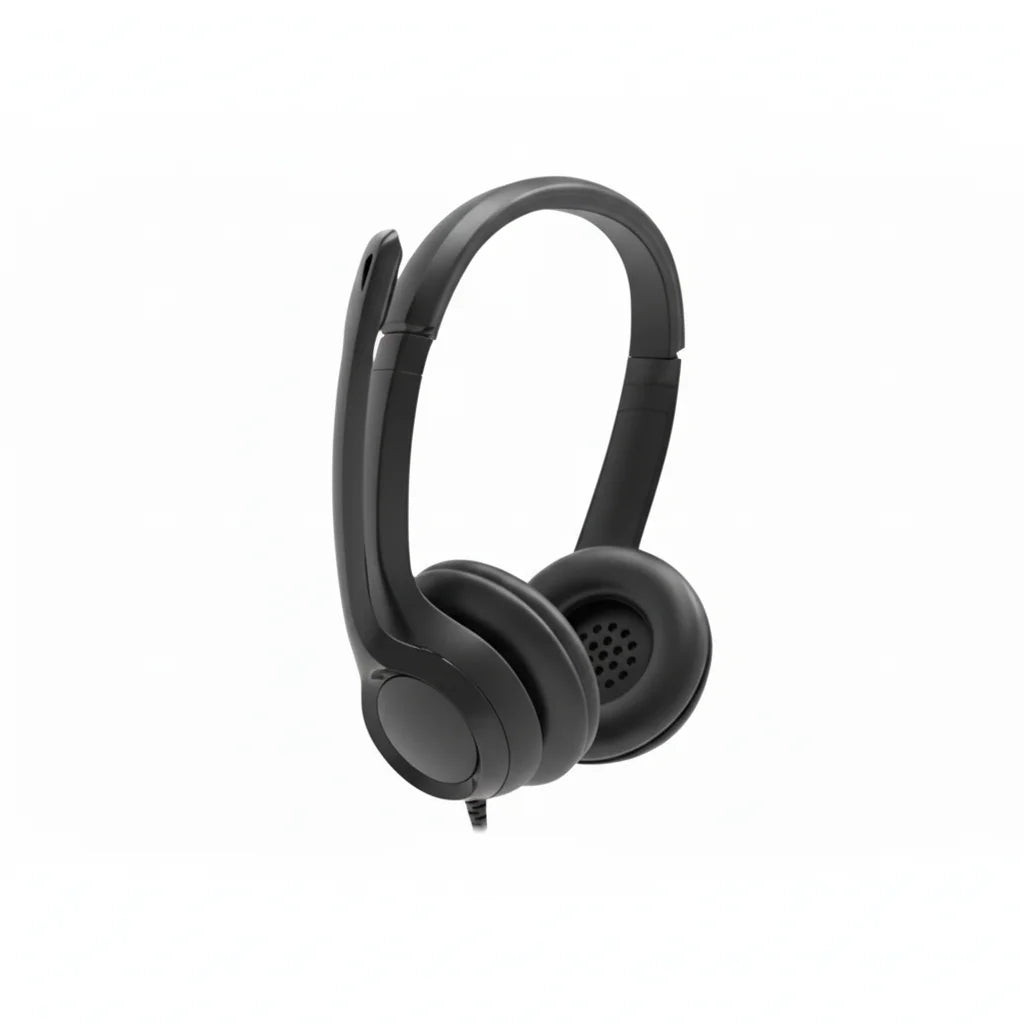 Logitech 991-000290 Wired Headset - Black - Stereo - Binaural
