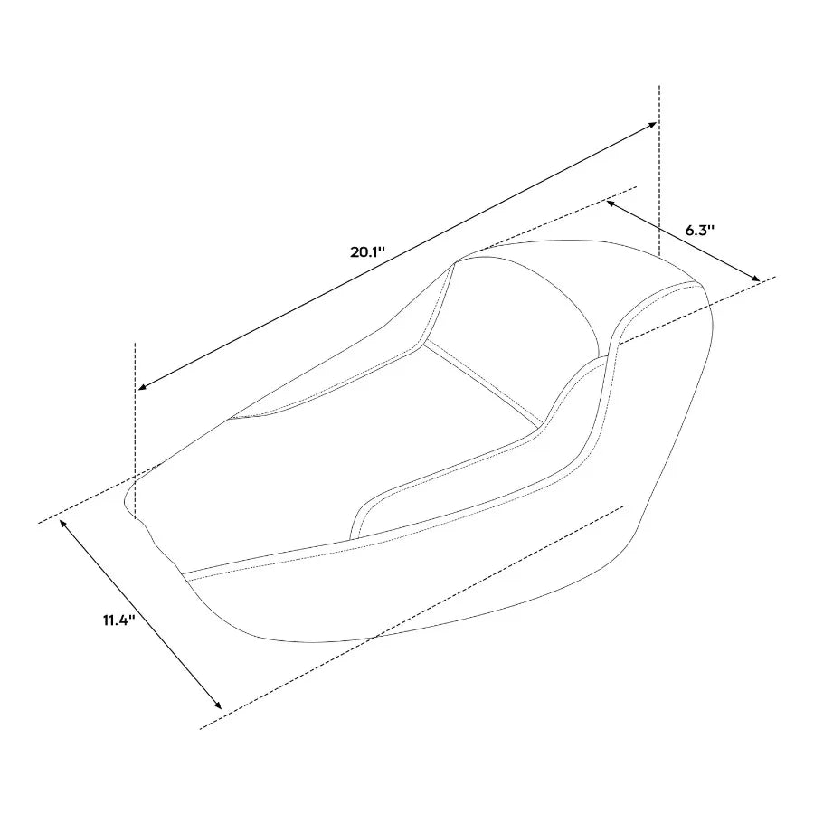 Front Driver Solo Seat Fit For Harley Sportster Iron 883 XL883N 2010-2022