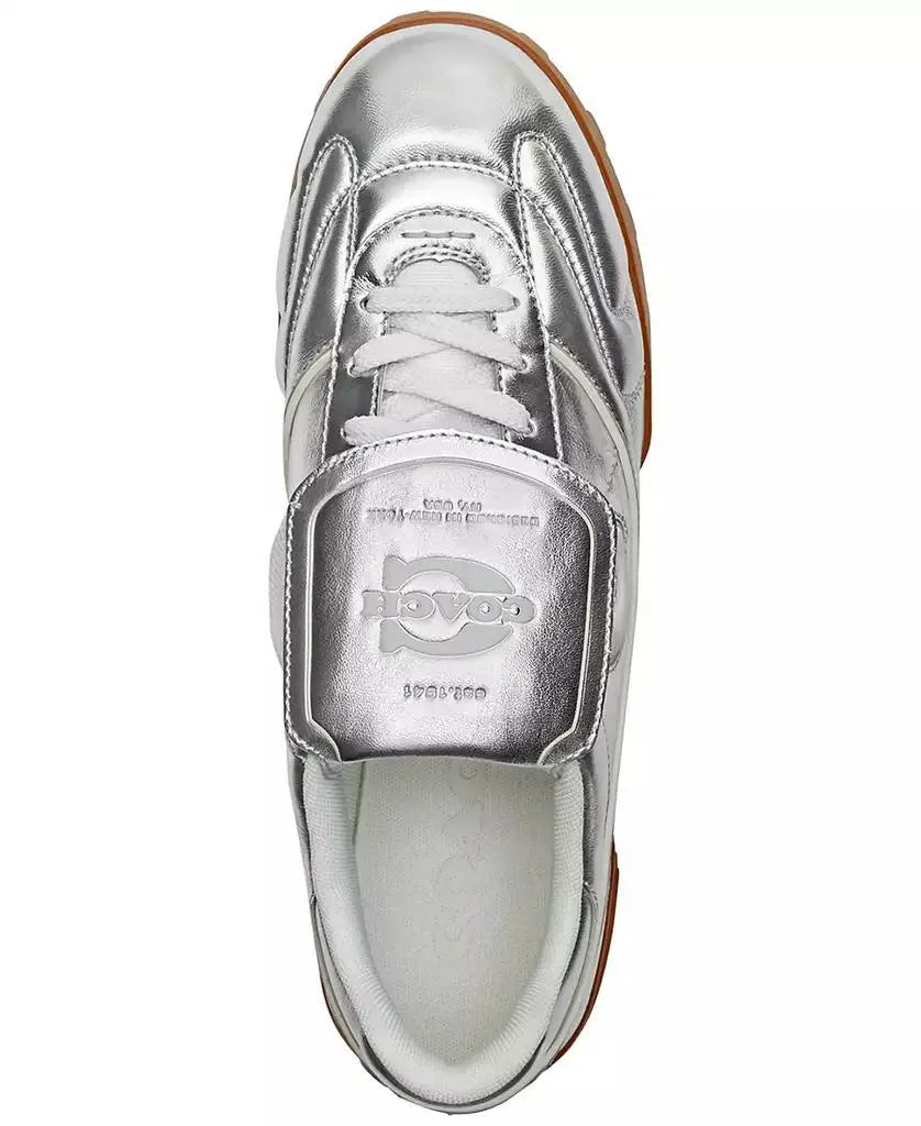 COACH | Men's Match Metallic Leather Lace-Up Sneakers