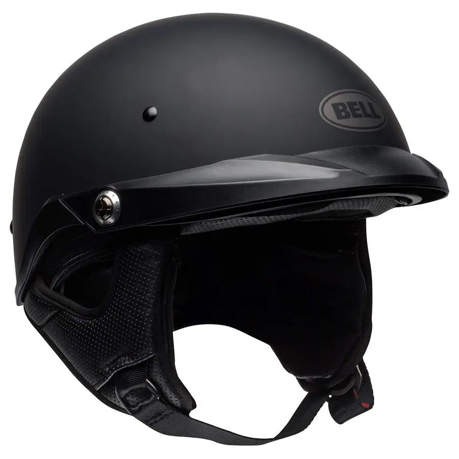 Pit Boss OpenFace Motorcycle Helmet Solid Matte Black, XLarge XXLarge