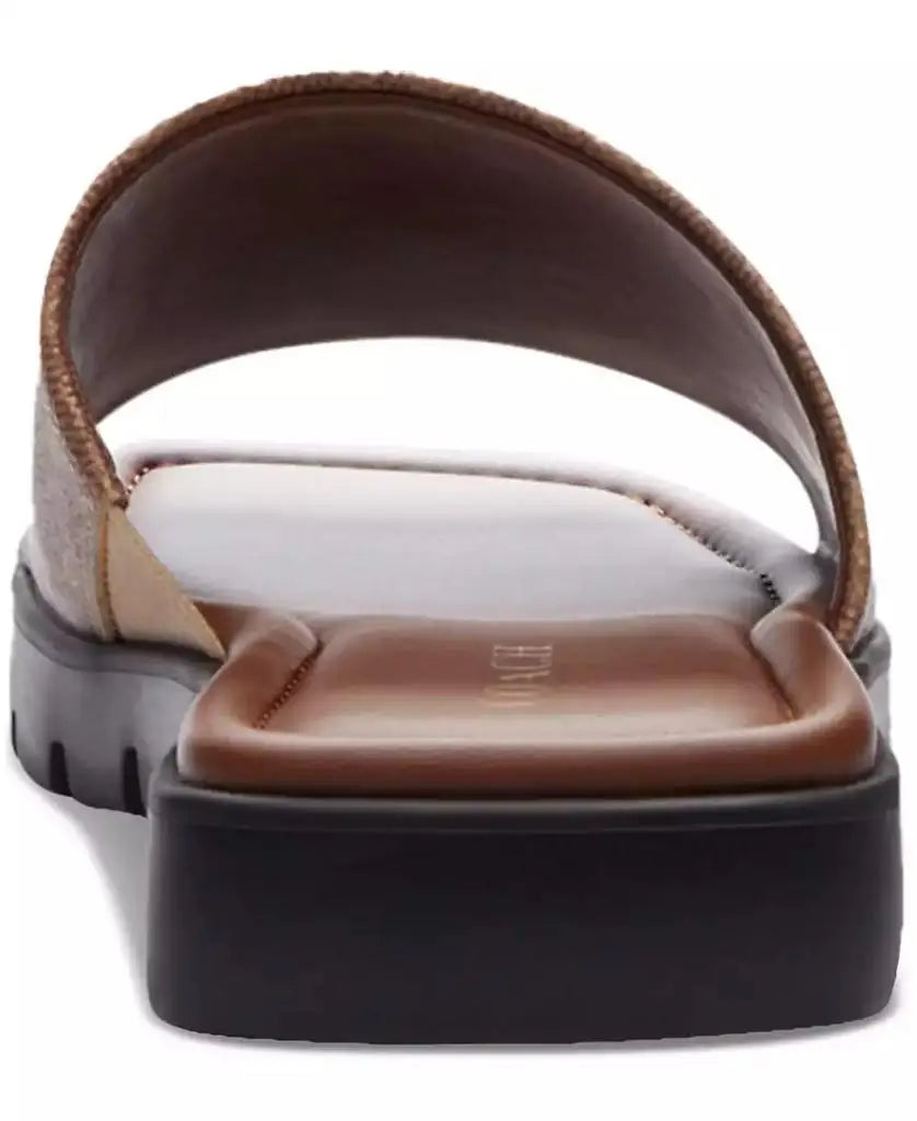 COACH | Women's Florence "C" Lug-Sole Slip-On Slide Flat Sandals