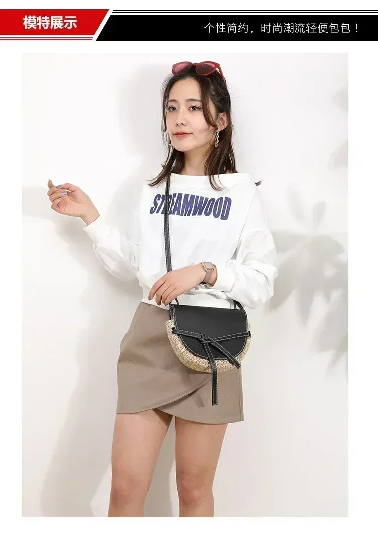 Luxury Brand Women's Shoulder Bag Handbags Y2k Saddle Underarm Leisure Messenger Crossbody Clutche Retro Commuting 23cm BL02