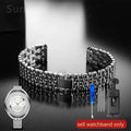 Stainless Steel Watch Strap Women's Fit Swarovski Fossil Armani Stainless Steel Women's Watch Bracelet 12 14mm