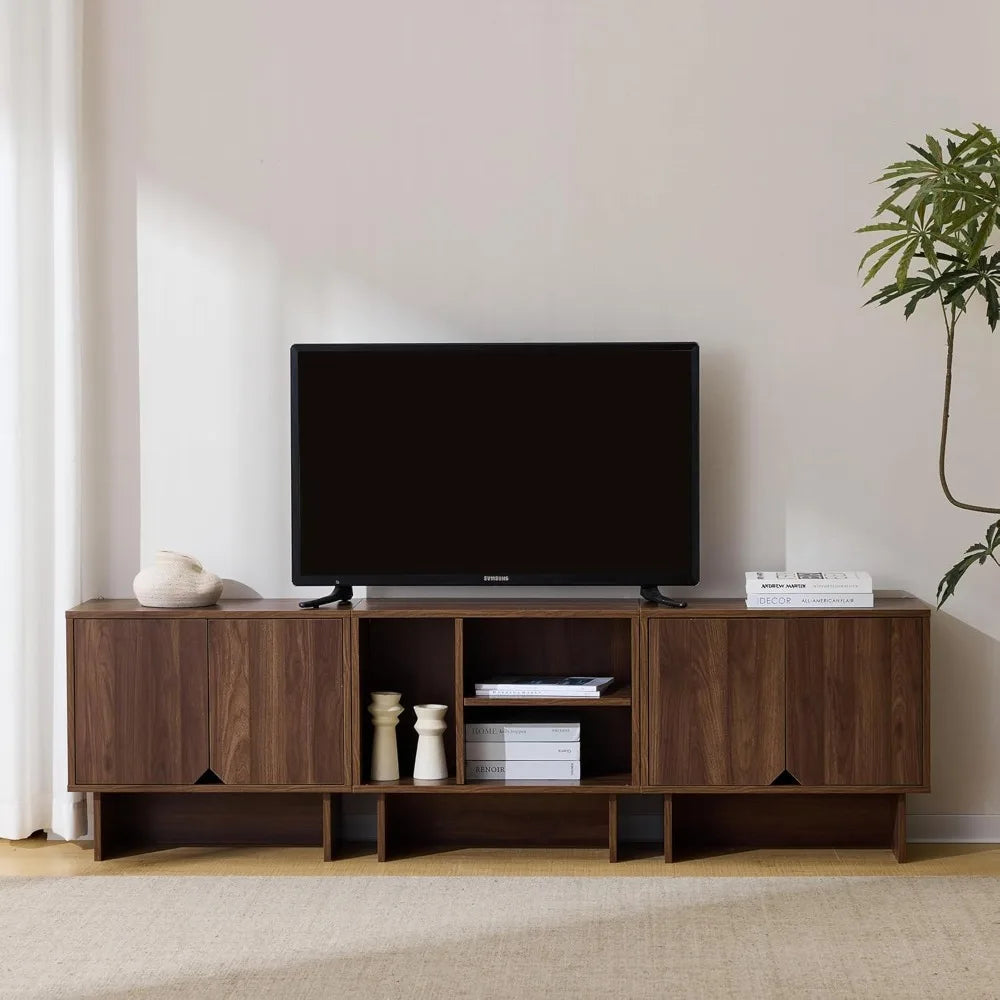Modular TV Stand for 100-Inch TV,Also Used as Storage Sideboards,Bookcase,4pcs End Table,Nightstand,Buffet Cabinets