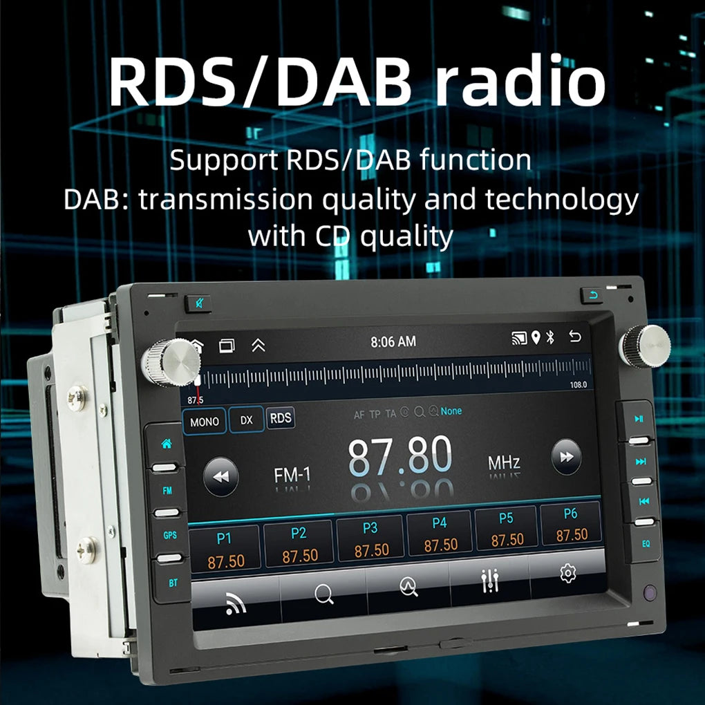 Car Radio GPS Navigation And WiFi Connection Mirror Link GPS NAVIGATION WIFI CONNECTION And WiFi Car 1+16G