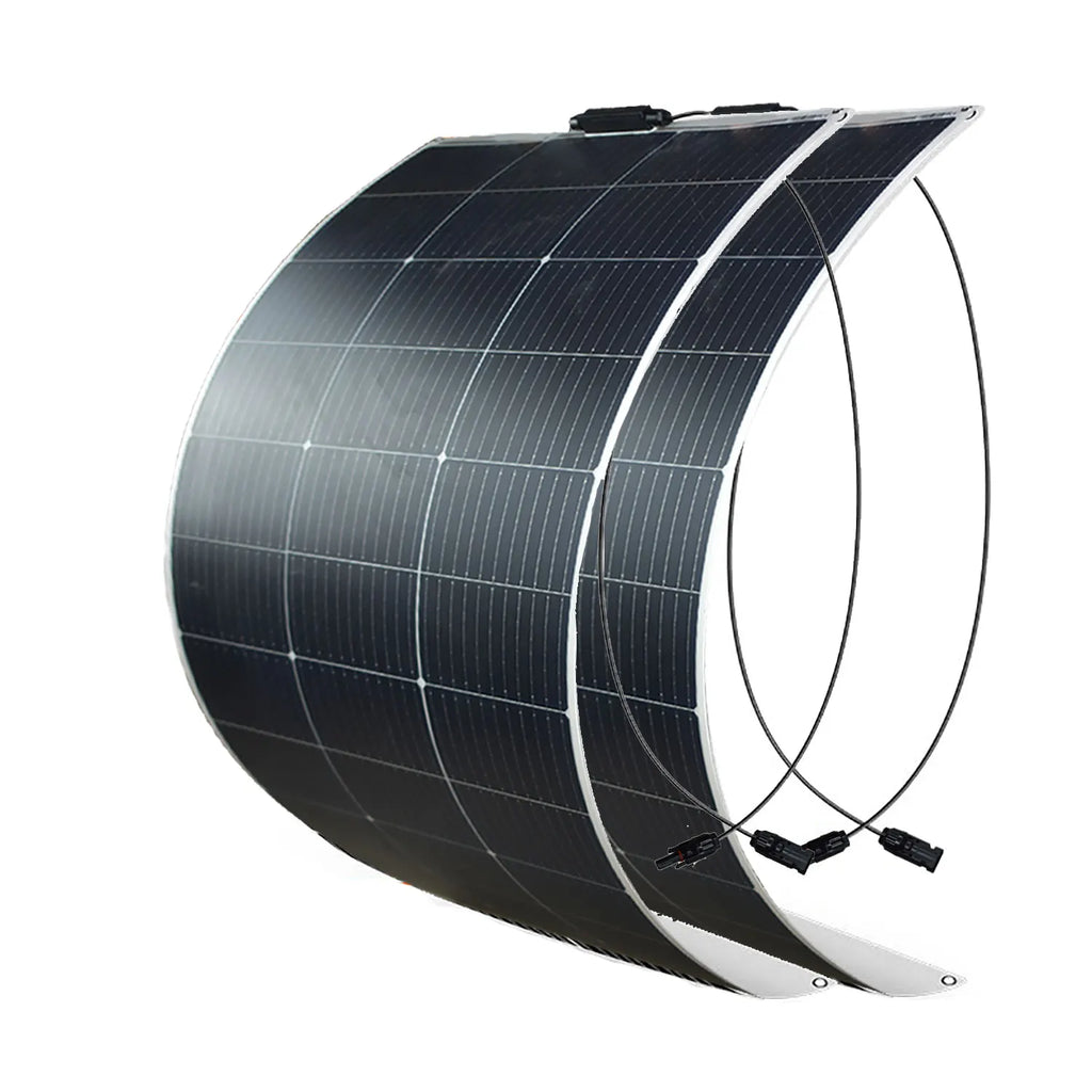 Solar Panel 250W 2pcs 125W Flexible Solar Panels 18V Photovoltaic Monocrystalline Solar Cell For 12V Battery Charger System Kit