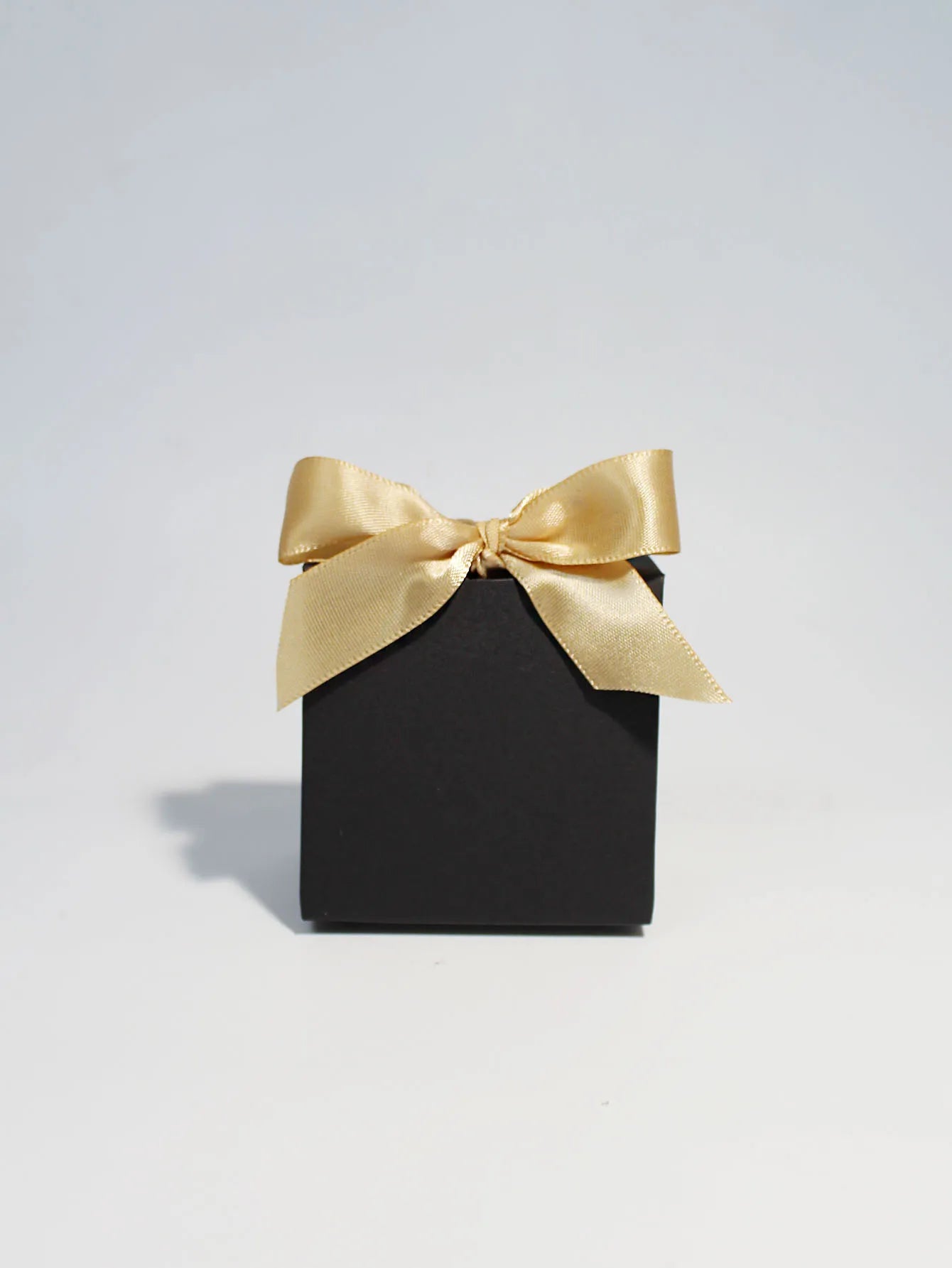 Custom Mini Gift Box with Gold Ribbon - Perfect for Candy, Chocolate, Favors - Personalized Party Box for Weddings, Birthdays,
