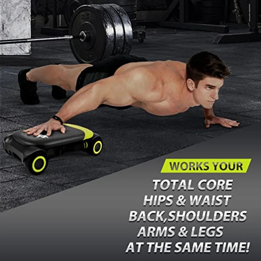 Ab Roller Workout Equipment Sit Up Exercise Equipment for Core Workout Abdominal Exercise Machine for Home Gym