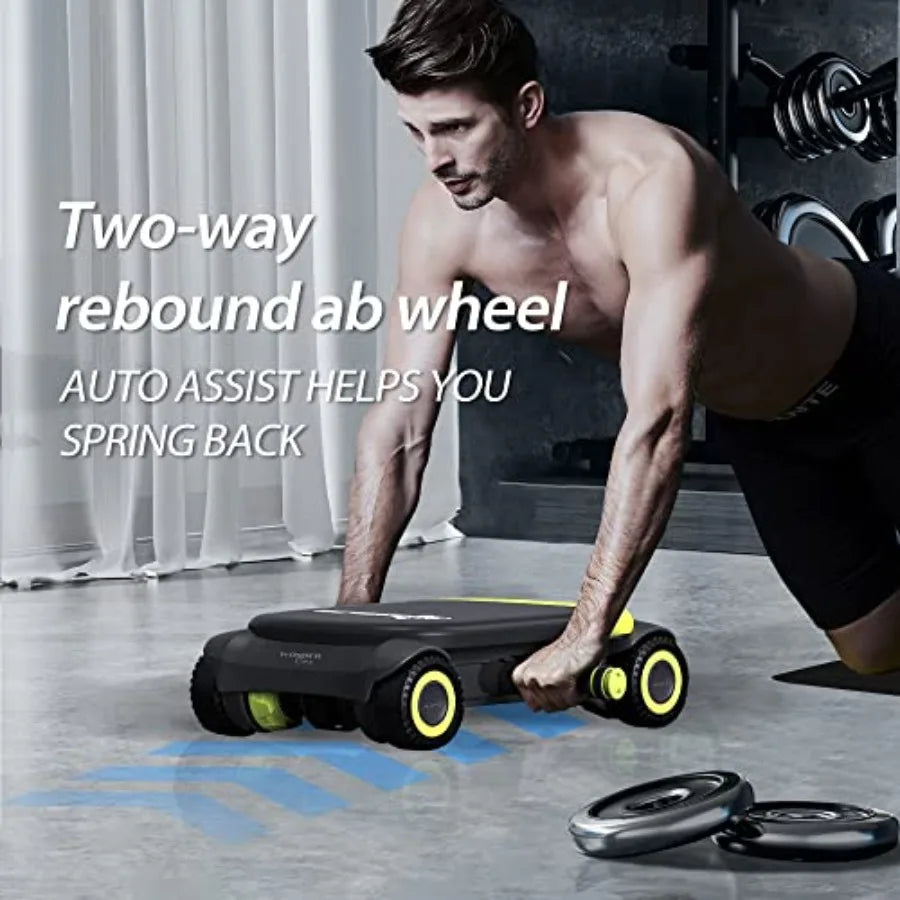 Ab Roller Workout Equipment Sit Up Exercise Equipment for Core Workout Abdominal Exercise Machine for Home Gym