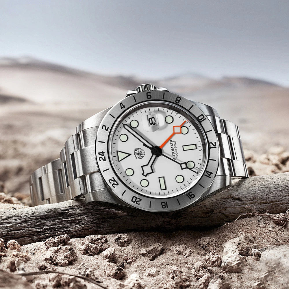 2025 New RollsTimi GMT Men's Mechanical Watches Luxury NH34 Automatic Watch For Men AR Sapphire Mirror Super Luminous Waterproof