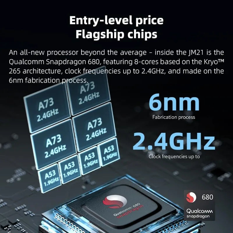 JM21 Android 13 Hi-Res Music Player MP3 with Snapdragon 680, Bluetooth WiFi USB DAC 12.5H Playtime (Sky Blue)