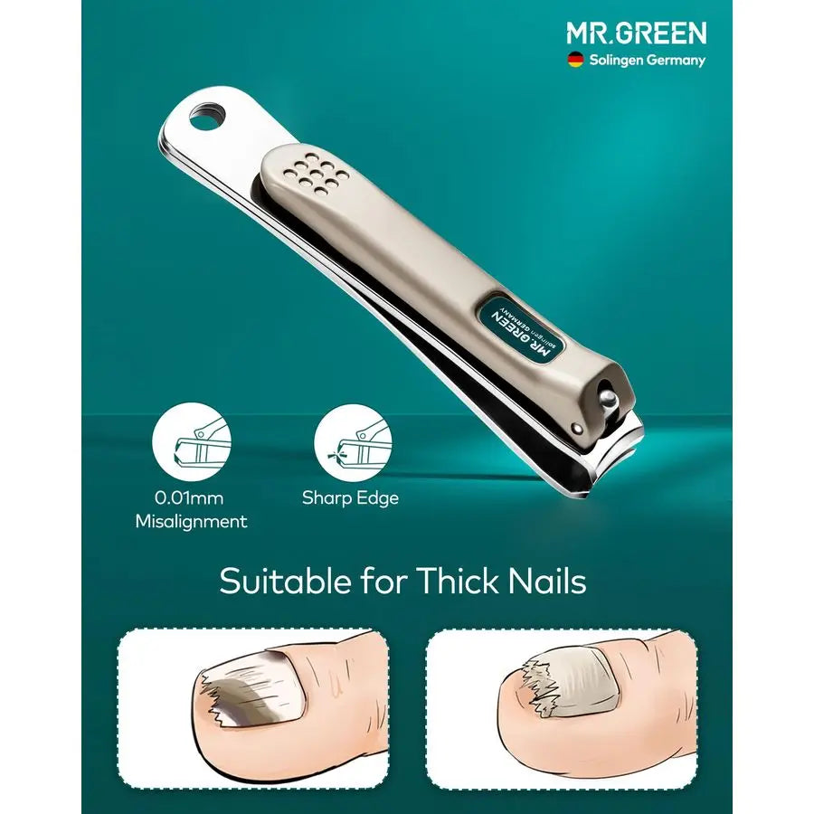 Set, Pedicure Sets, Nail Clipper Sets, Stainless Steel Professional Nail Cutter Kits with Travel Case 12 Count