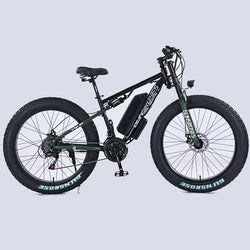 Off Road 29 Inch Large 1000W Dual Motor Electric Mountain Bike Full Suspension E Bike
