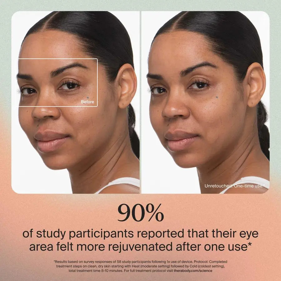 Depuffing Wand Cold and Heat Skincare Treatment to Depuff and Glow Beauty Wand, Face Roller and Eye Massager for Eye Puffiness,