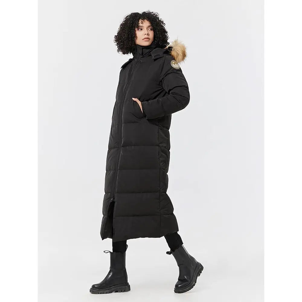Women's Waukee Long Down Coat Parka Jacket | 750+ Fill Power | Full-Length