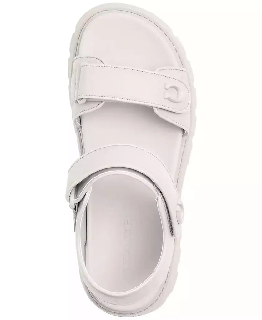 COACH | Brynn Buckled Leather Platform Sandals