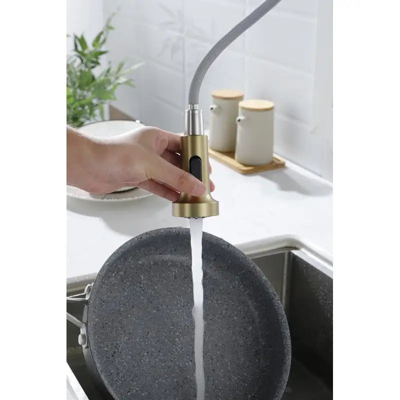 Pull-Out Spray Kitchen Faucet - Versatile Sink Fixture for Easy Cleaning & Precision Control, Chrome Finish