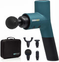 Deep Tissue Massage Gun with 5 Speeds & 4 Attachments - Ultra Quiet Handheld Muscle Relief Tool