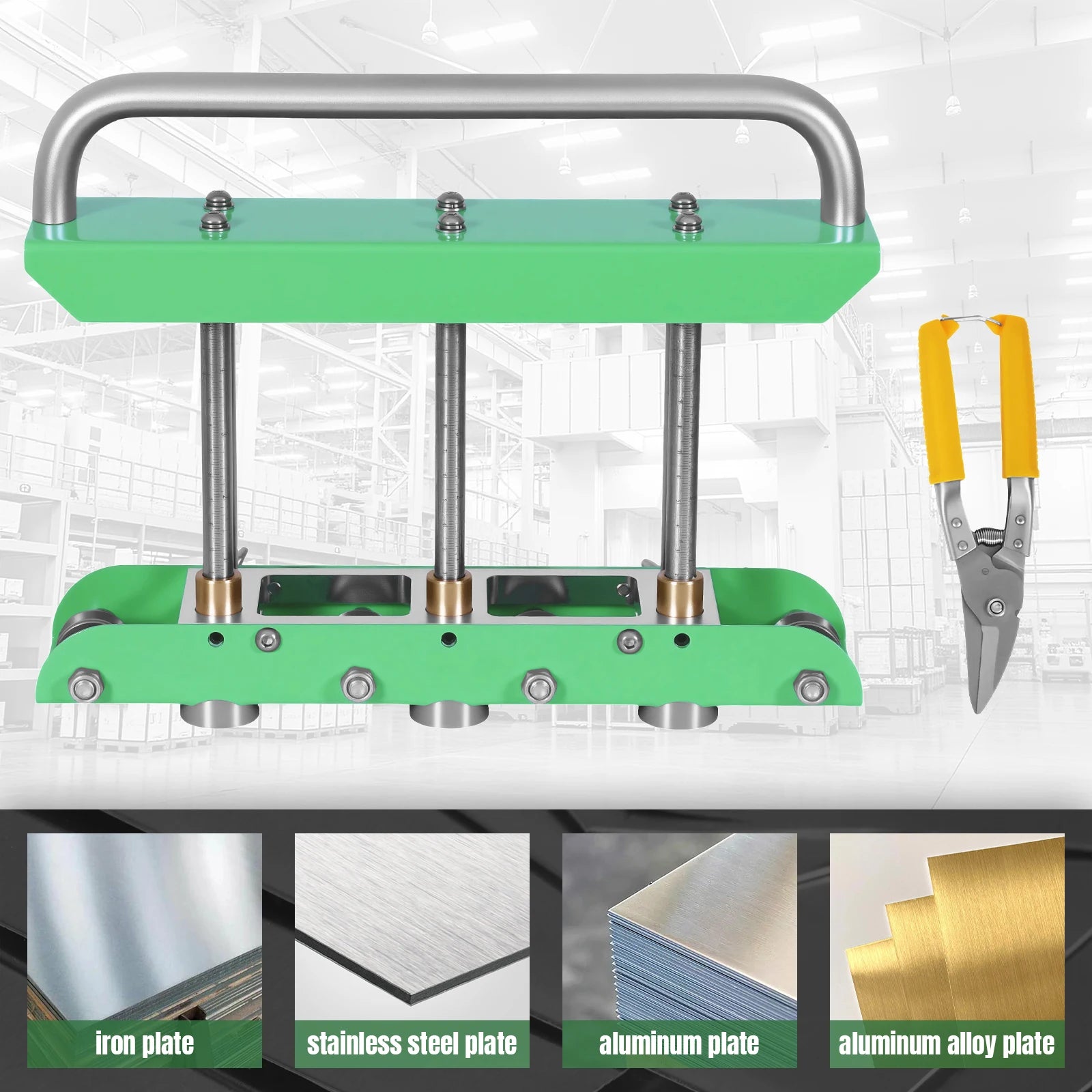 Sheet Metal Bending Machine 0-90 Bending Angle Plate Folding Machine Wear Resist Edge Roller Tool For Various Metal Roofs