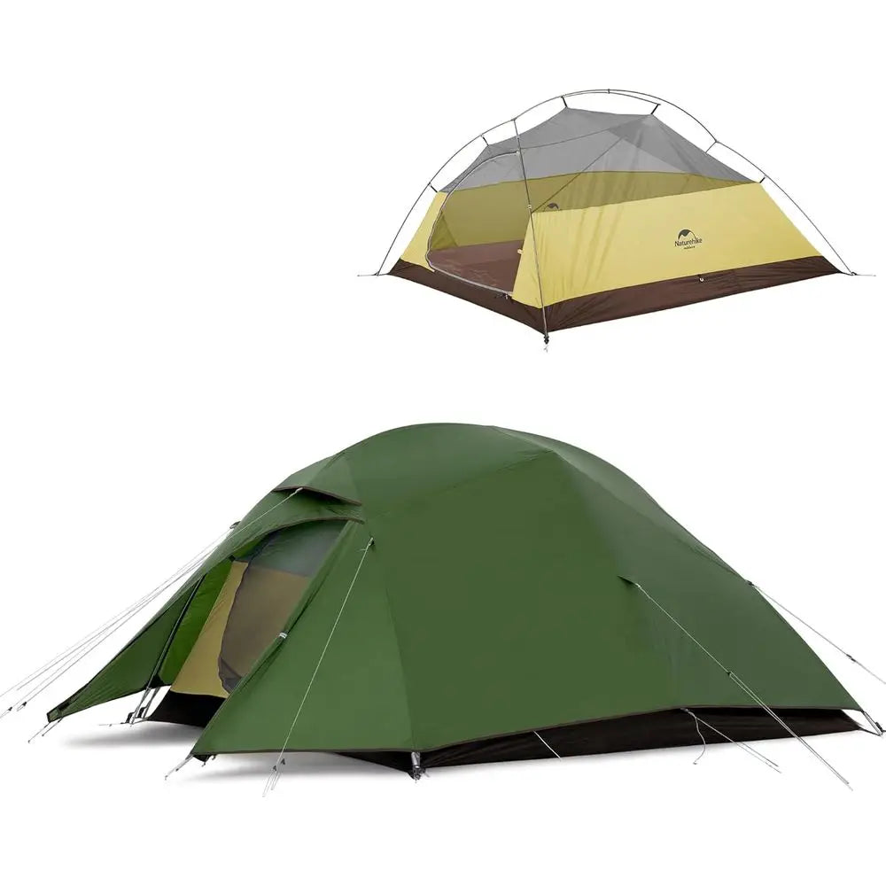 3-Person Lightweight Backpacking Tent for 3-Season Camping, Freestanding Dome Design with Waterproof Feature