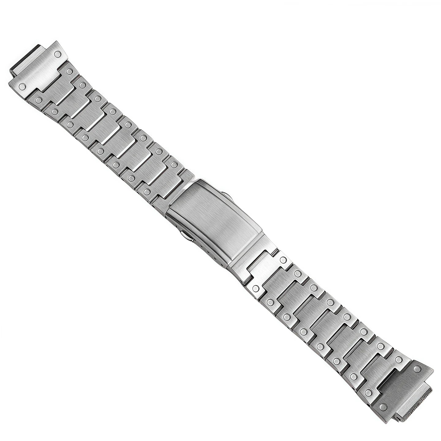 GM-2100 Coffee Colour Stainless Steel Strap For Casio G-SHOCK Metal Watch Chain GM-2100 Series Modified Men's watch accessories