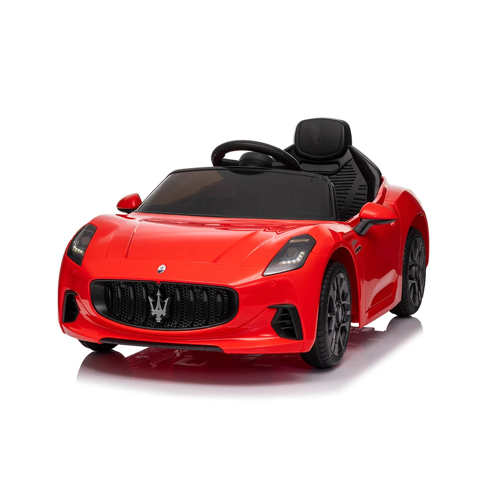 Kids Electric Ride on Car 12v Battery Powered Toy Car with Remote Control Slow Start Shock Absorbers Lockable Doors Safety Belts