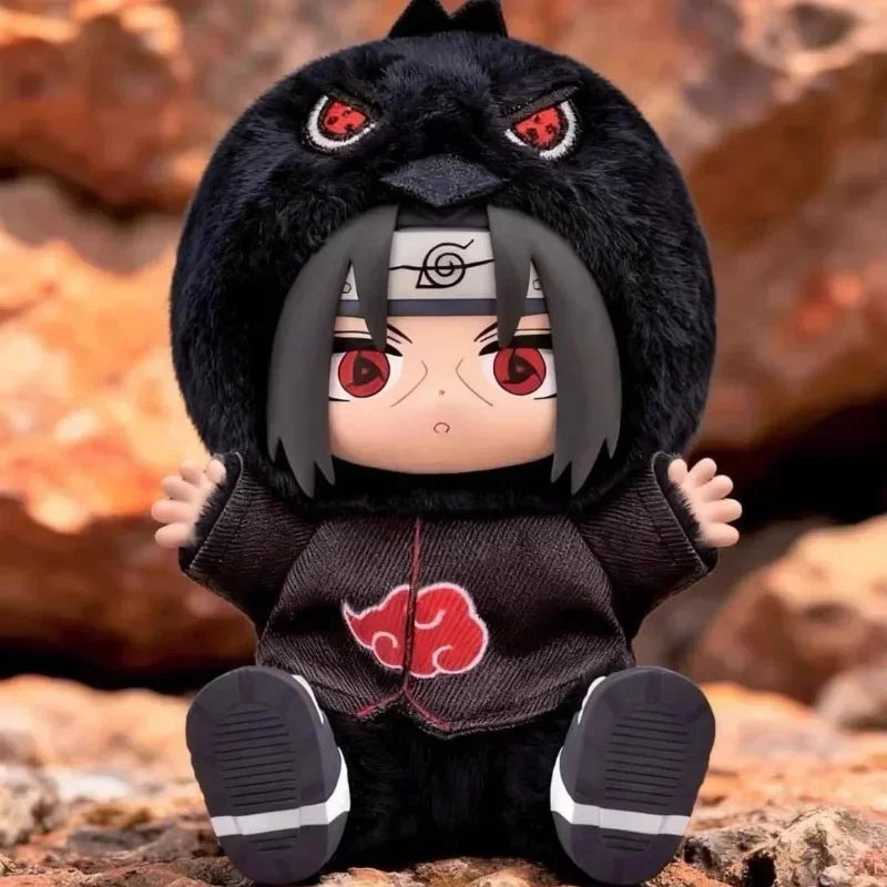 Original Eaki Naruto Cute Beast Party Series Blind Box Vinyl Plush Doll Backpack Decoration Keychain Dolls Girl'S Christmas Gift