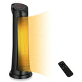 Space Heater 1500W PTC Ceramic Portable Electric Heater with Thermostat for Home Office and Bedroom Use Offers 3 Heating Modes