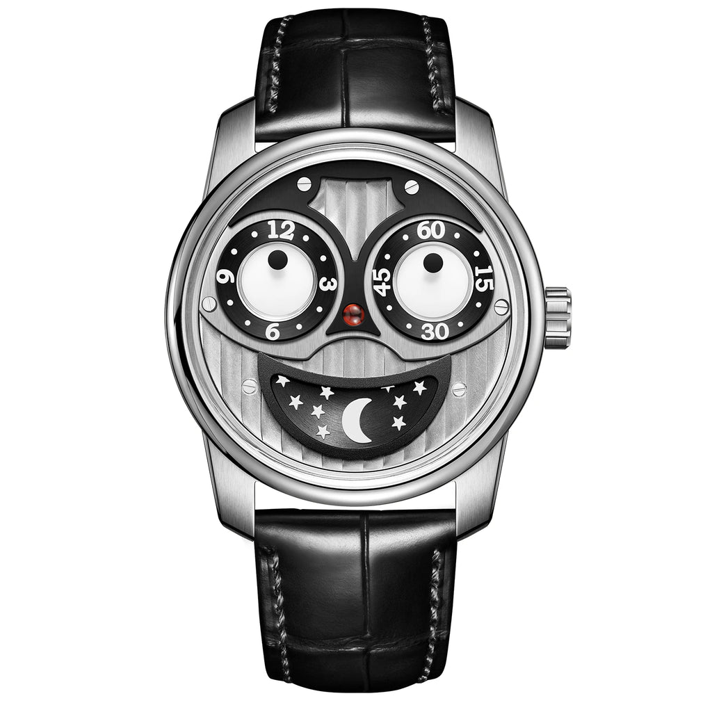 OBLVLO men's mechanical watches, automatic winding mechanical watches, novel and creative men's watches, men's timepieces, uniqu