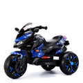 Kids Motorcycle Ride-On Motorcycle 3-Wheels Battery Powered Motorbike MUSIC MP3 Rechargeable 12 V kids PU seat Training Wheels