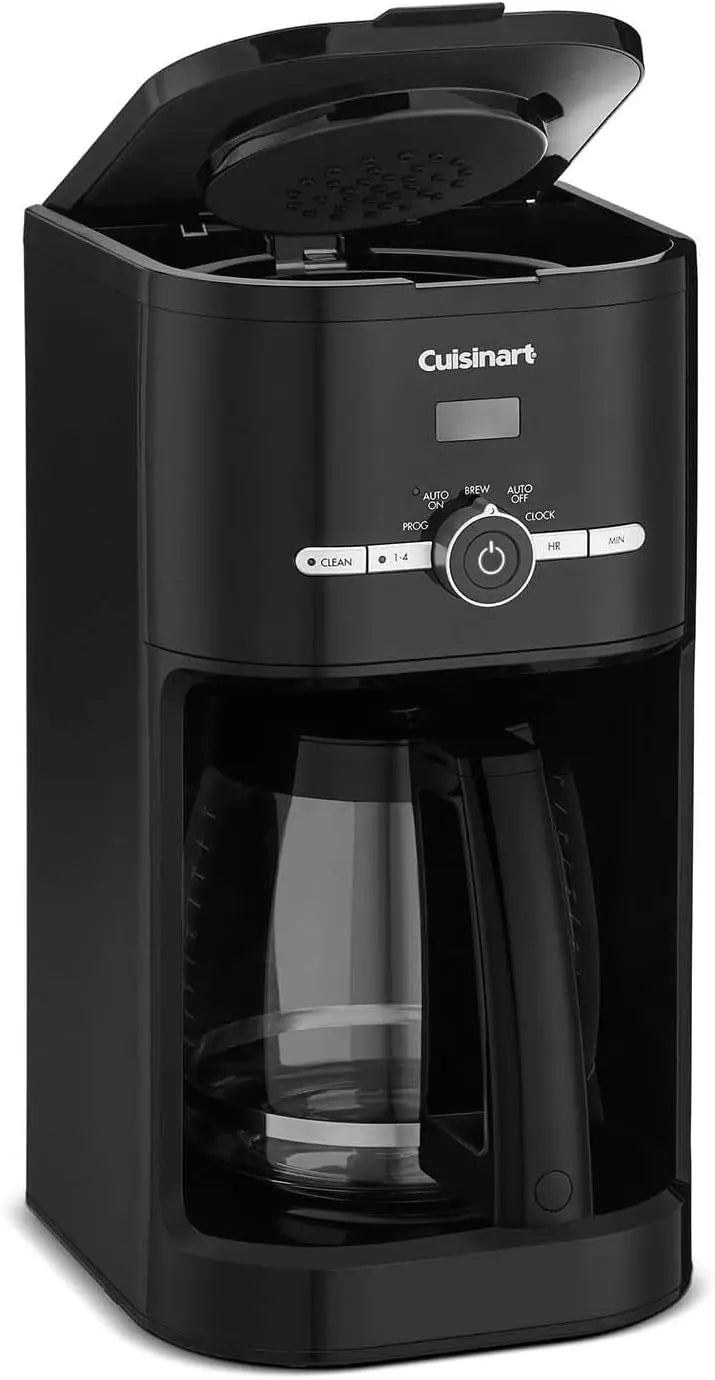 Premium 12-Cup Automatic Coffee Maker with Programmable Timer, Black, Energy-Efficient Design for Home or Office Use