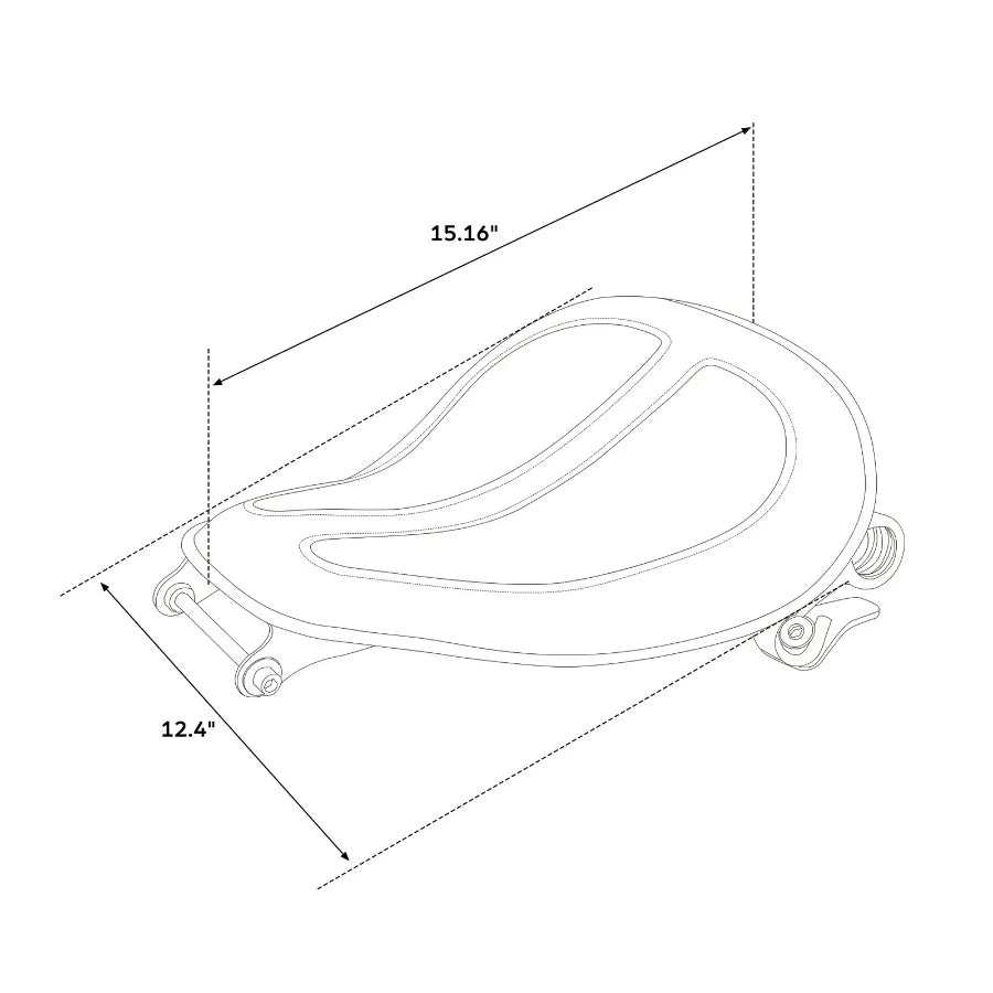 Solo Driver Seat Fit For Harley Sportster XL1200 XL883 48 72 Bobber Chopper
