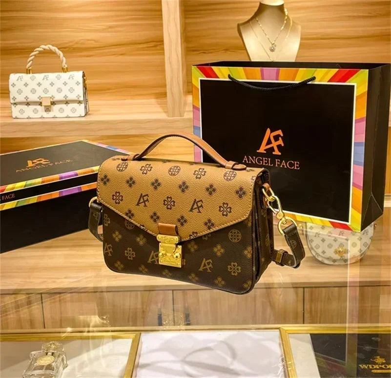 Designer Handbags Shoulder Bag Tote monogram Printing Flowers luxury Shopping Bag Leather Messenger Crossbody Bag BL12