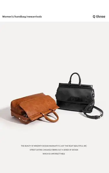 Cross-border bags bags mommy bag female new casual retro handheld Tote Tote bag fashionable versatile single shoulder crossbody